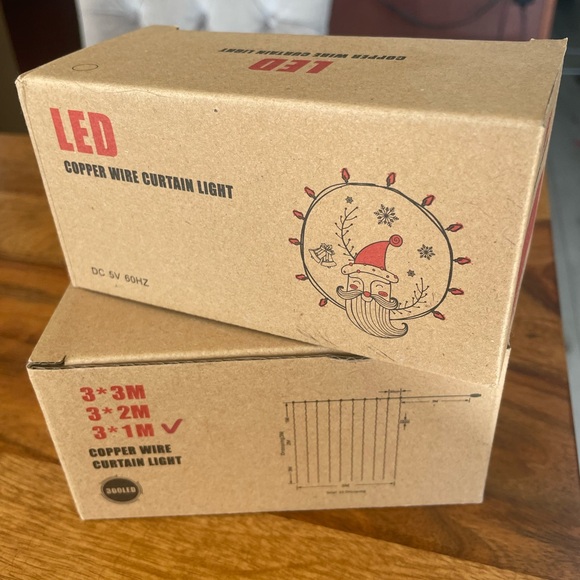 Curtain fairy lights 2 pack - Picture 3 of 7